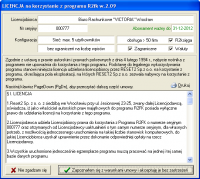 wczytywanie licencji